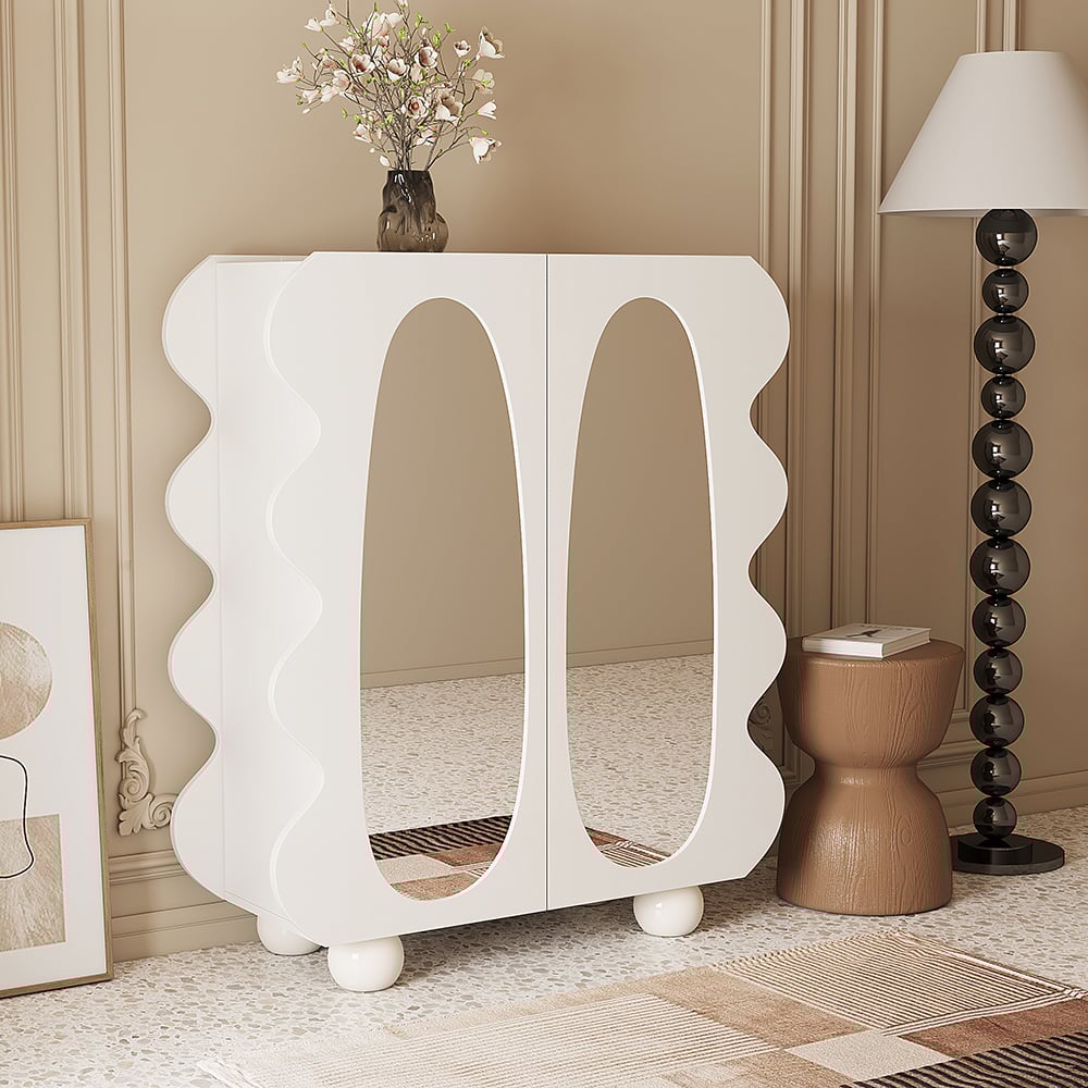 Wave wardrobe with a modern touch