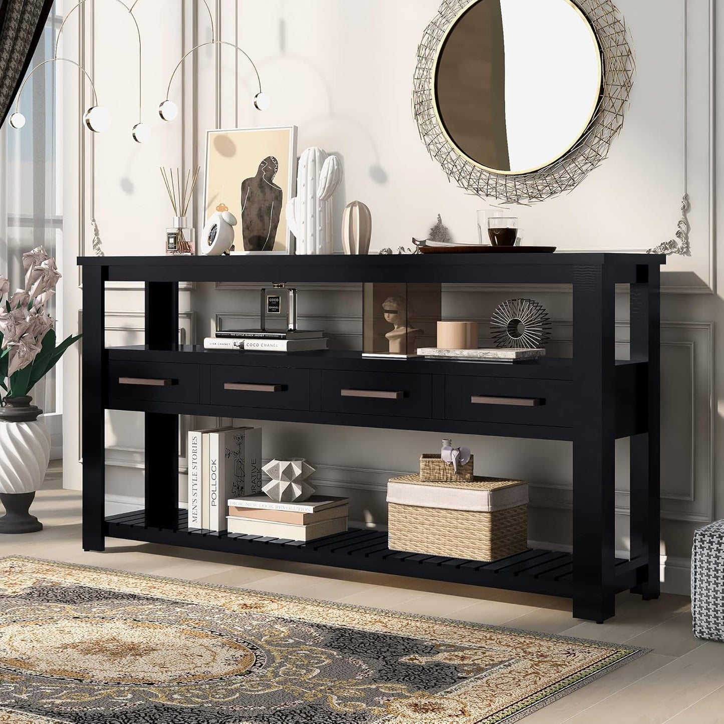 Modern console with elegant design
