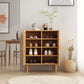 wooden shoe cabinet