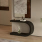 Console with a modern, streamlined design