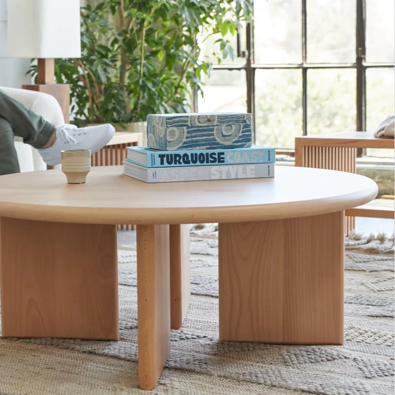 Luxury wooden coffee table 
