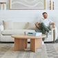 Luxury wooden coffee table 