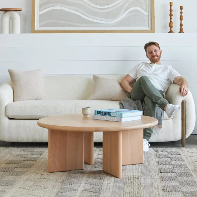 Luxury wooden coffee table 