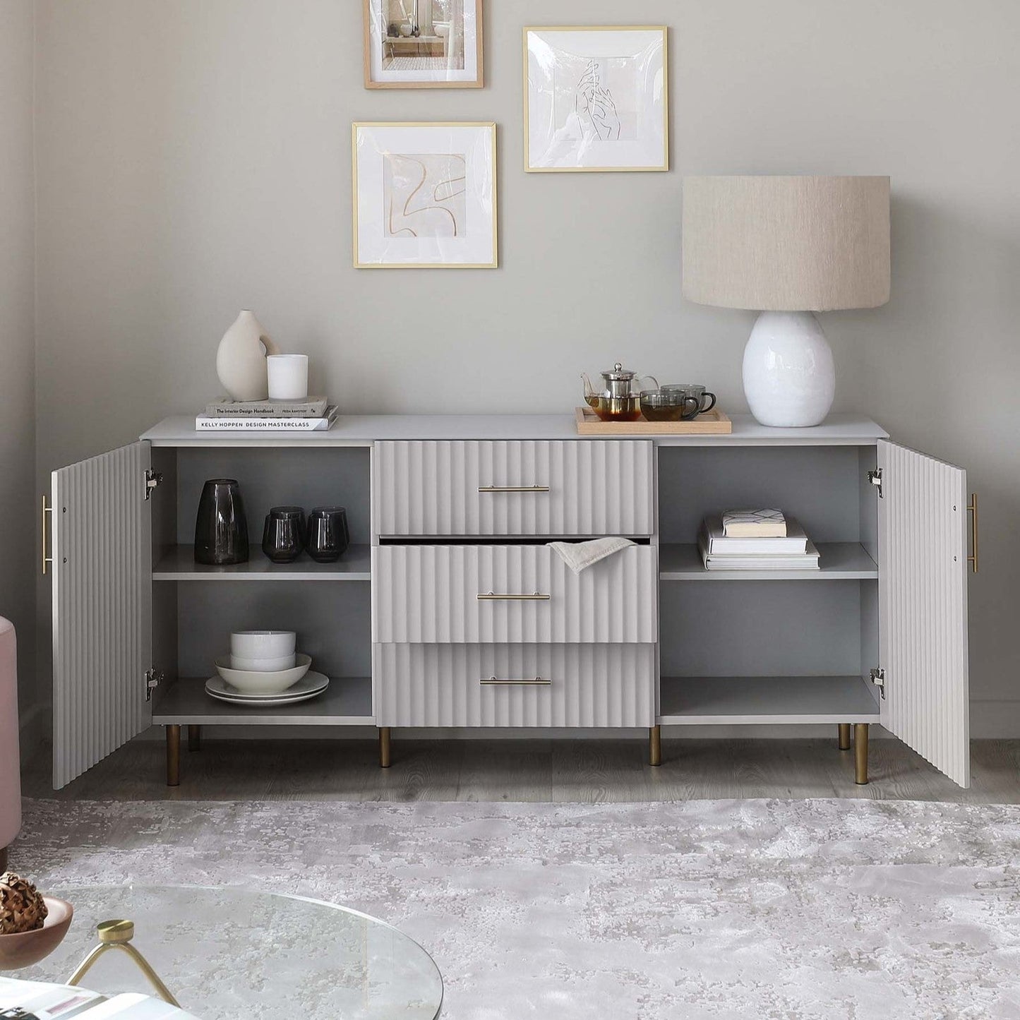 Modern buffet with luxurious design
