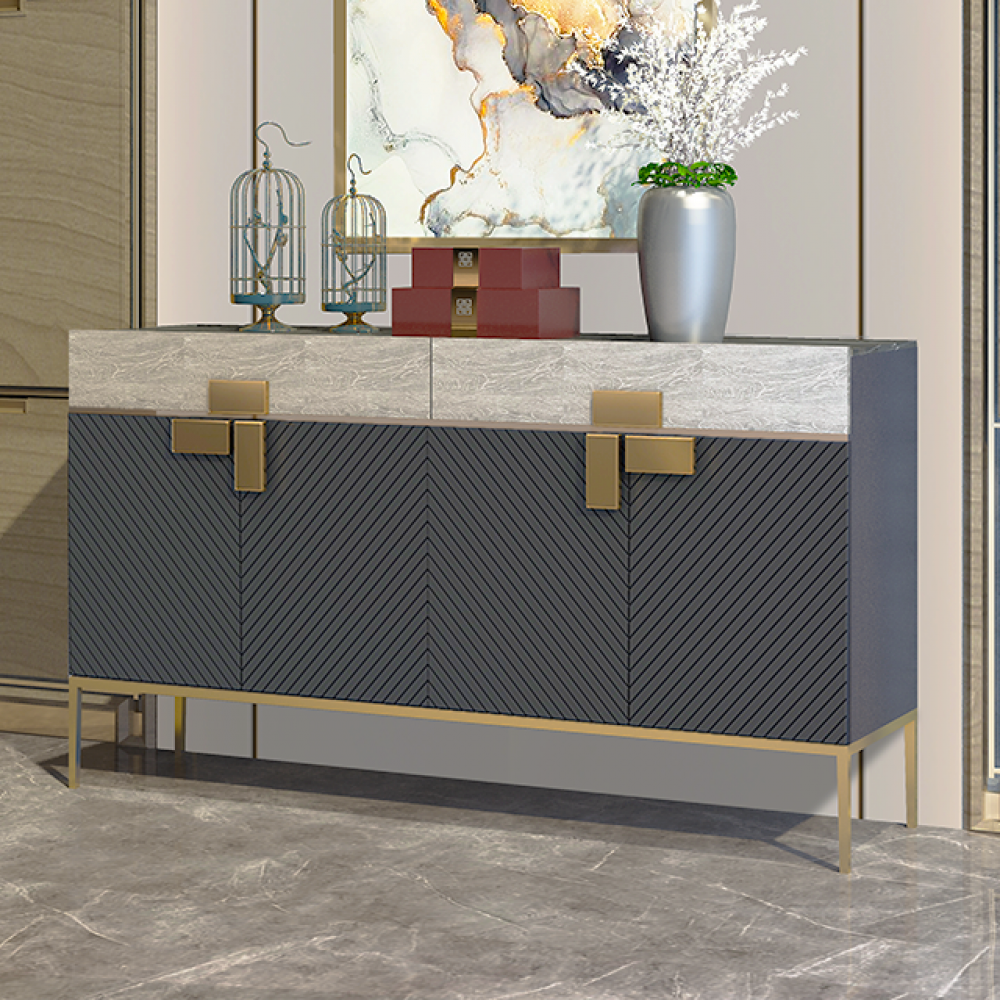 Modern gray buffet
