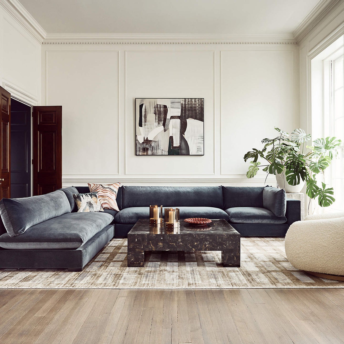 stylish modern sofa