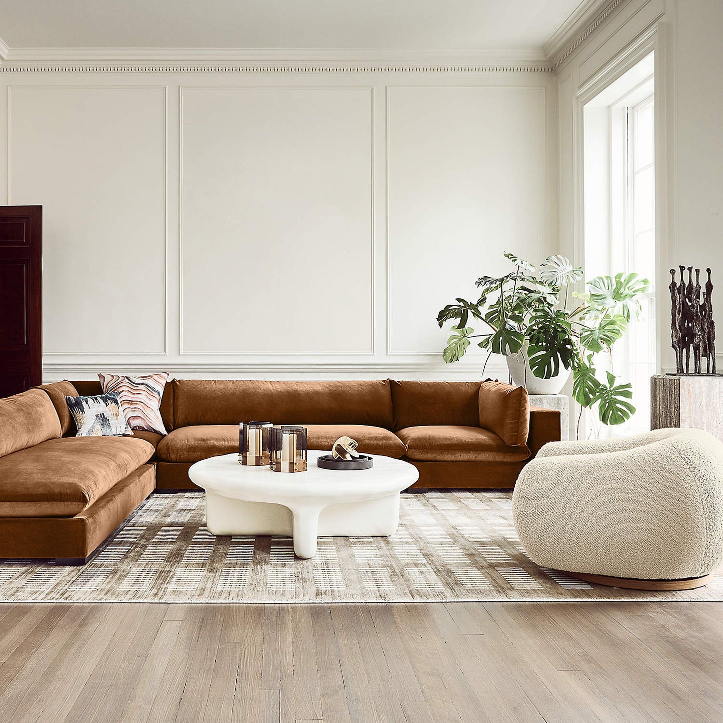 stylish modern sofa