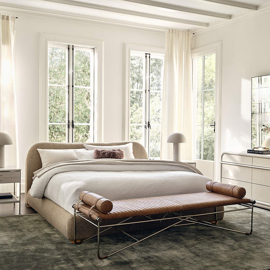 Modern, elegant bed