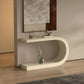 Console with a modern, streamlined design