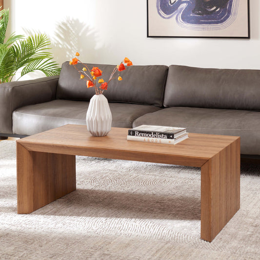 wooden coffee table
