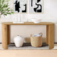 Streamlined entrance console