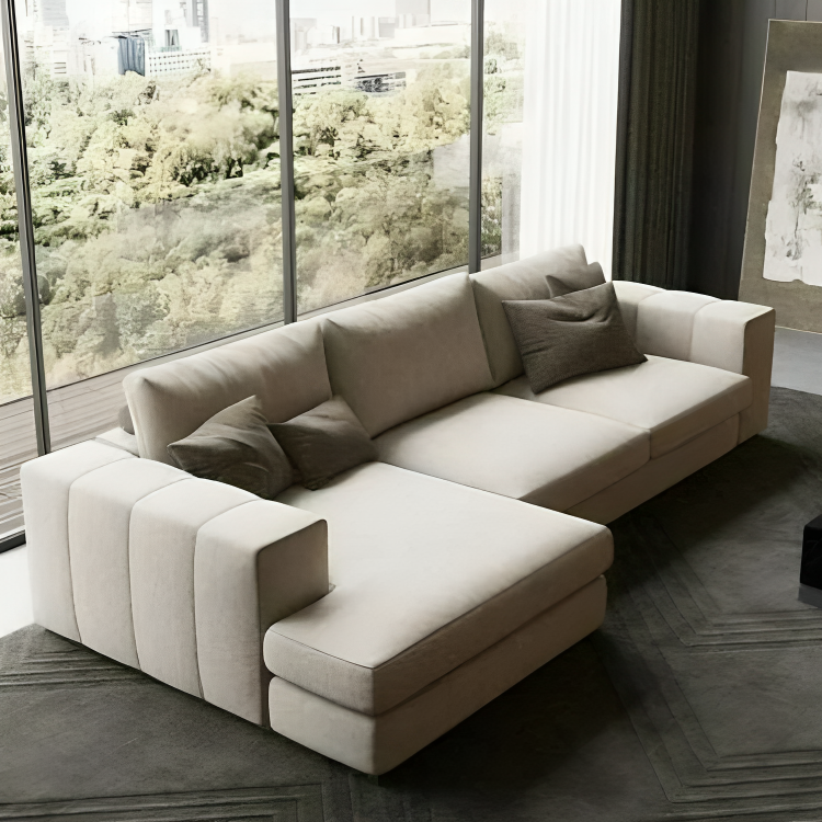 Luxury design living room corner sofa