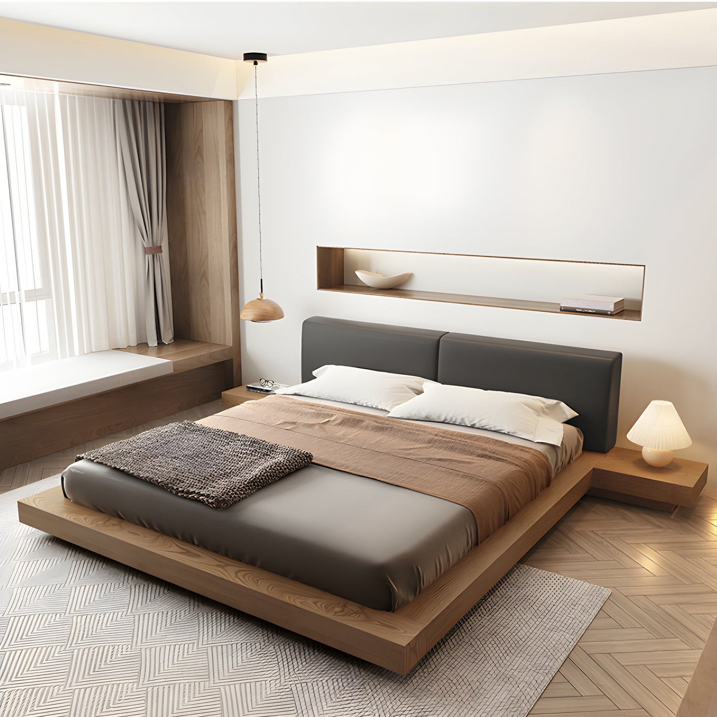 سرير بتصميم راقي