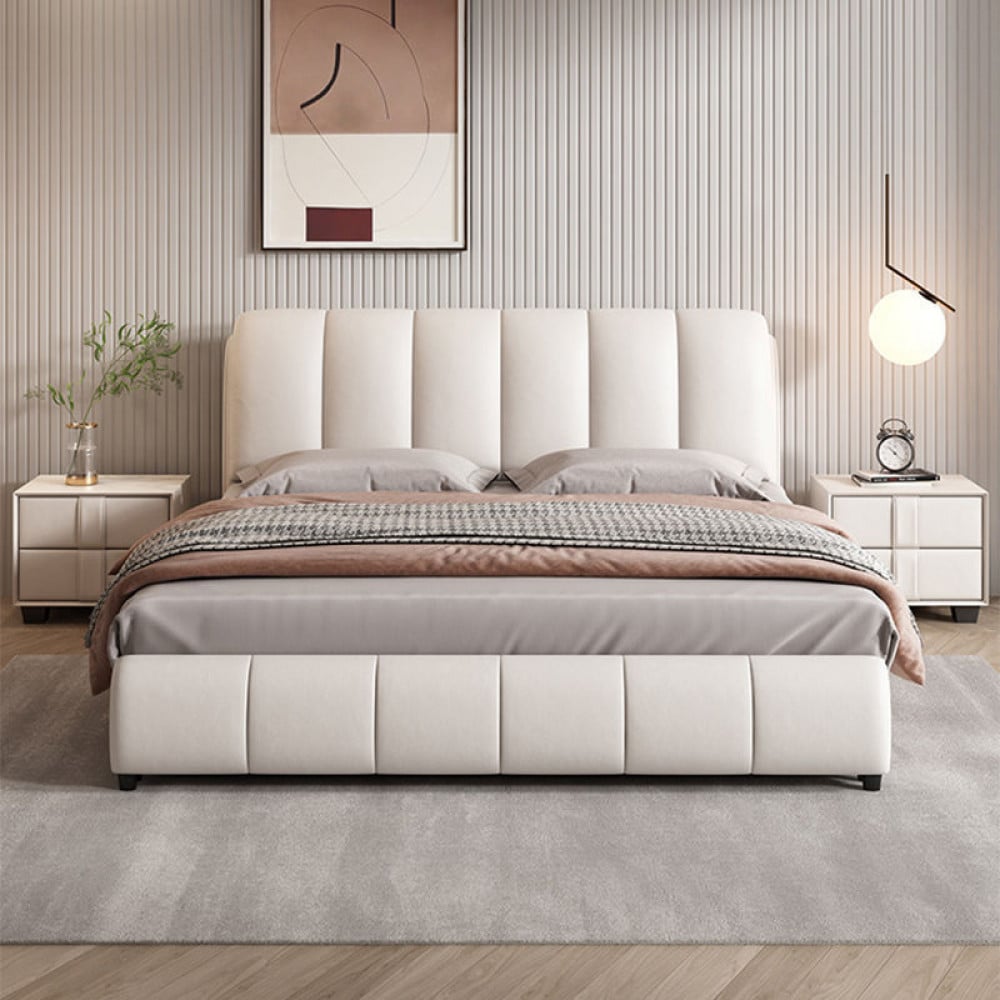 distinctive striped bed