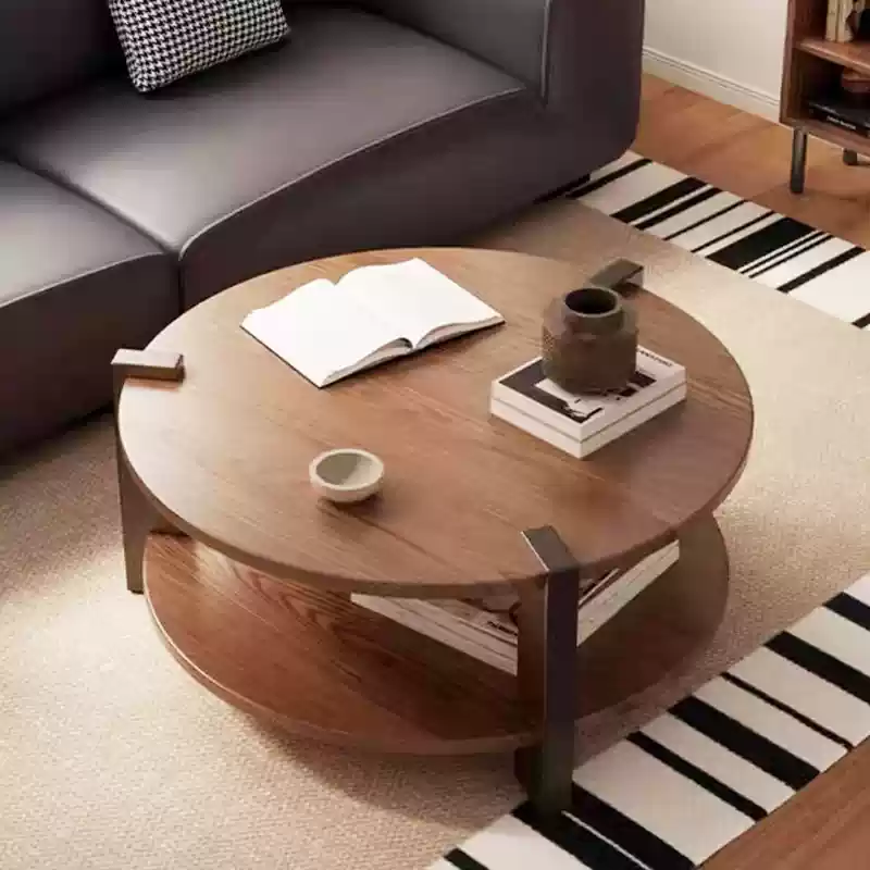 Elegant round coffee table