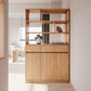 wall partition with cabinet 