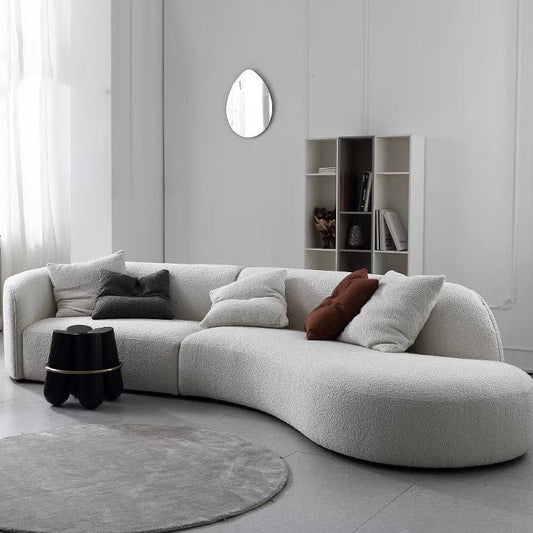 Allora's distinctive sofa