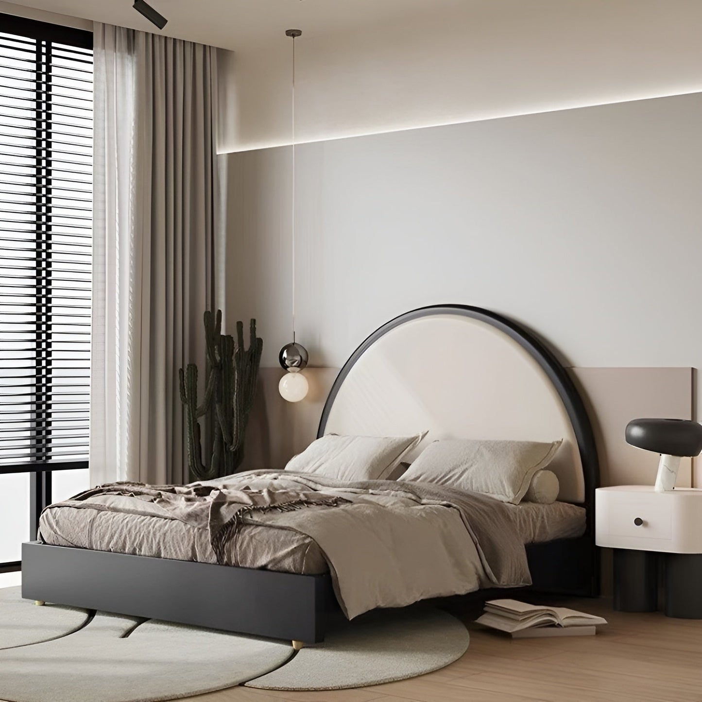semicircular bed