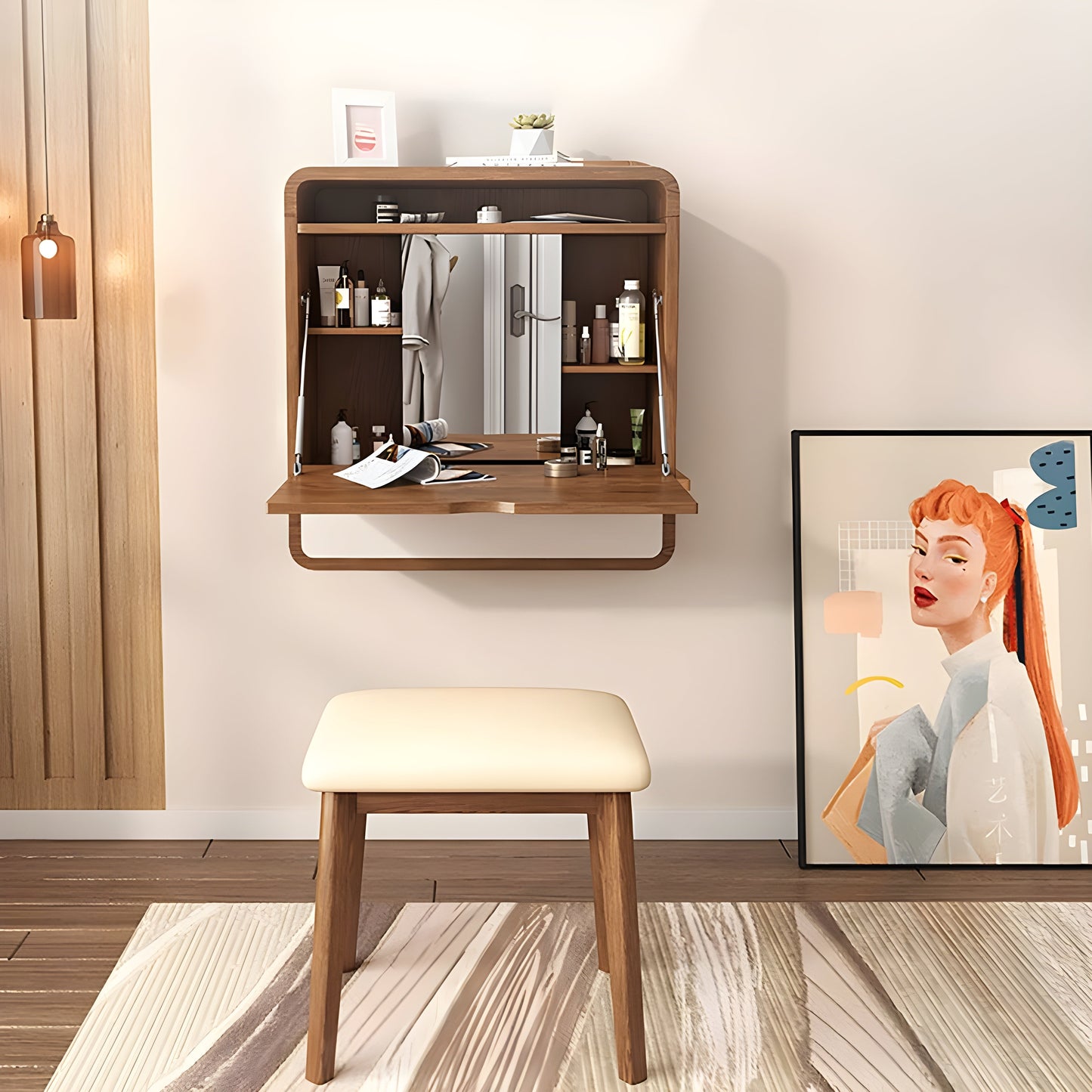 Multi-purpose hanging cabinet 
