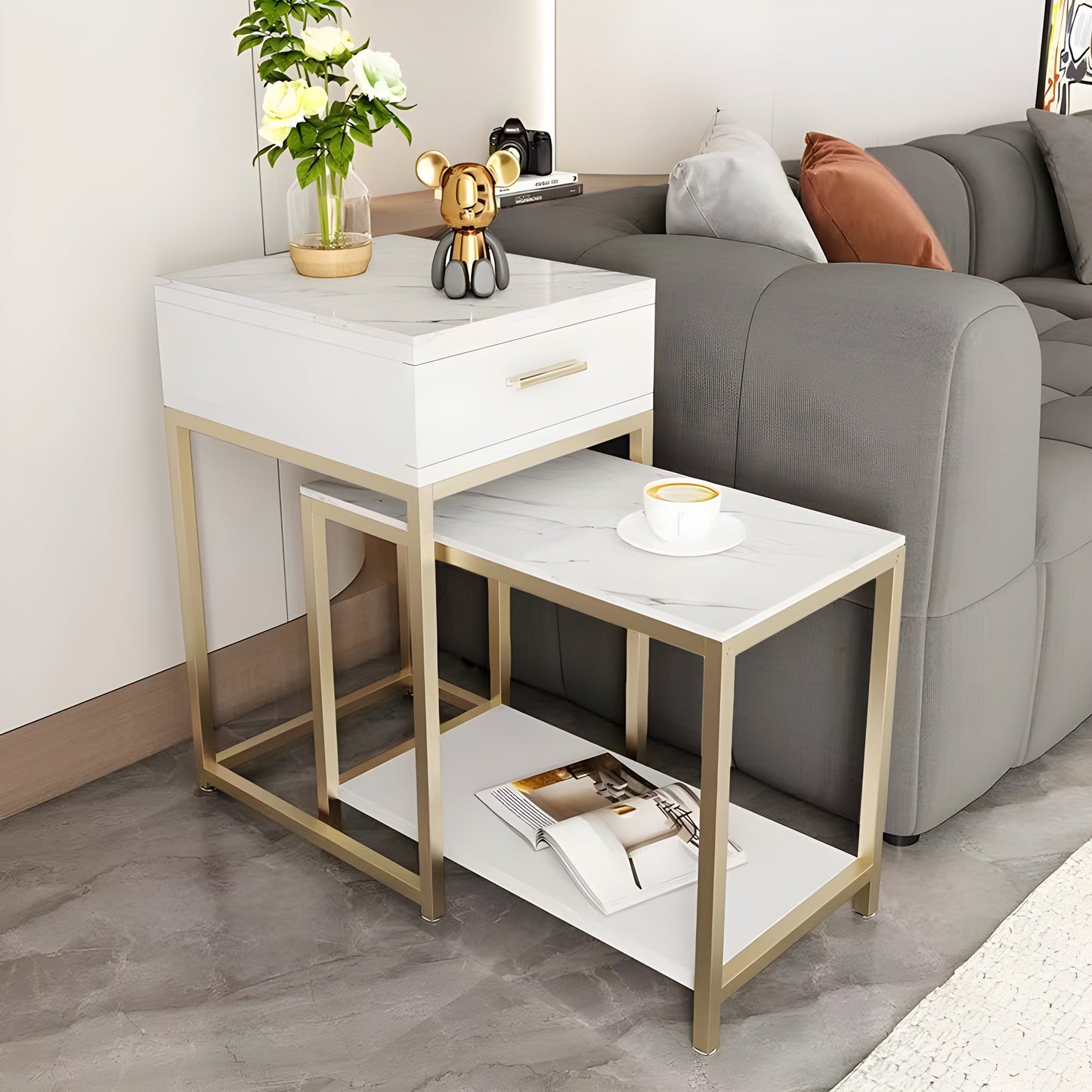 Luxury Design Side Table Set