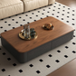 wooden coffee table
