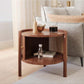Scandinavian style round coffee table