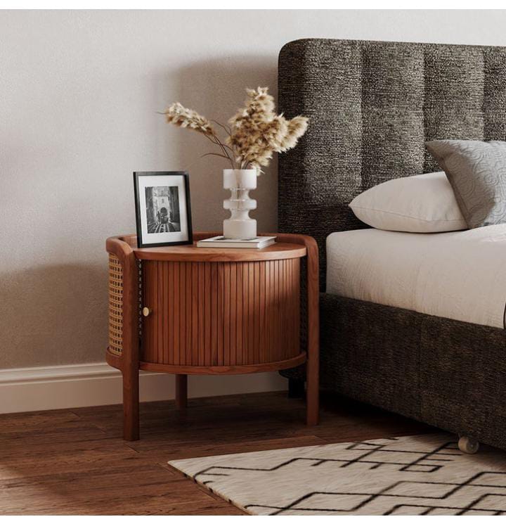 Scandinavian style round coffee table