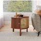 Scandinavian style round coffee table