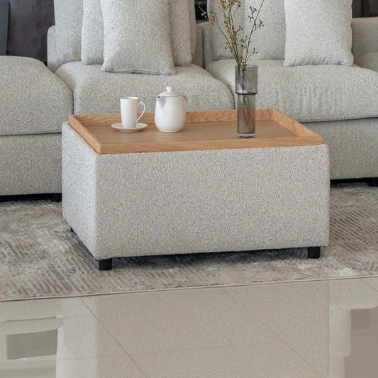 طاولة قهوه مع تخزين