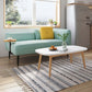 Modern sofa with table