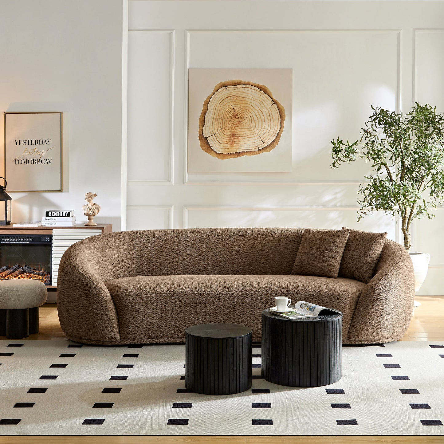 Modern sofa with elegant design