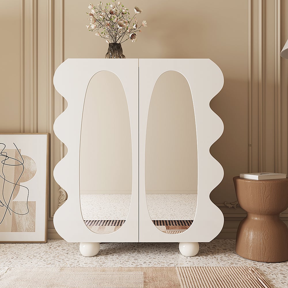 Wave wardrobe with a modern touch