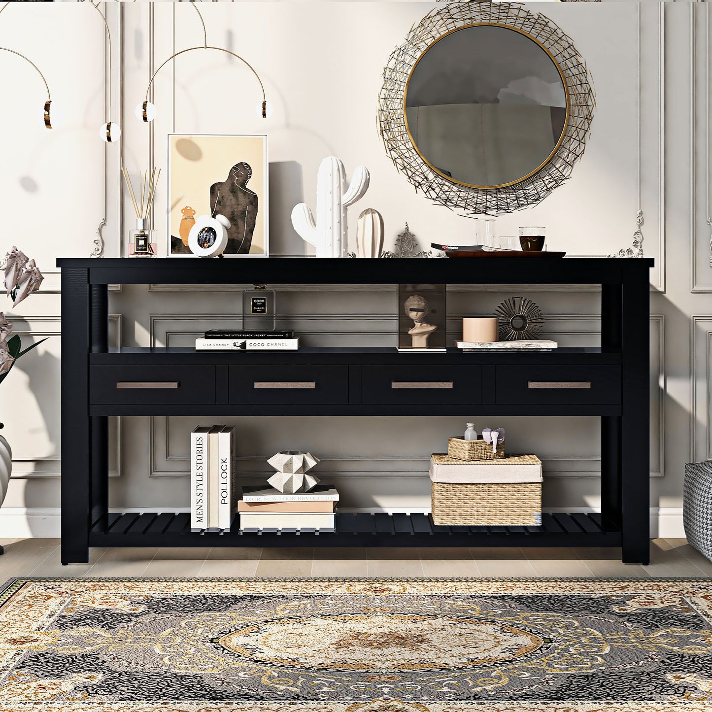 Modern console with elegant design