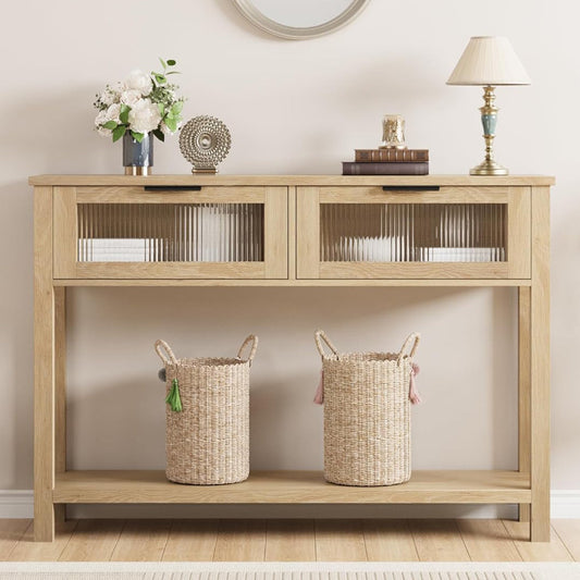 Stylish entryway console