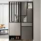 wall partition with cabinet