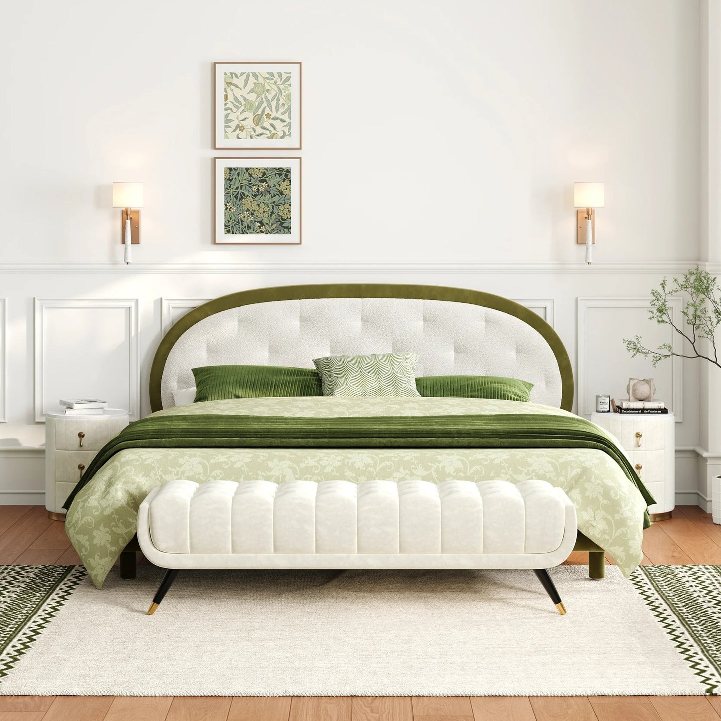 European style bed