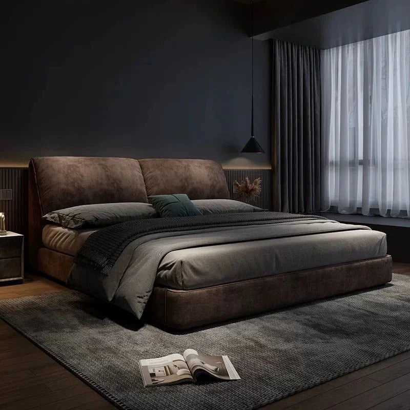 attractive double bed