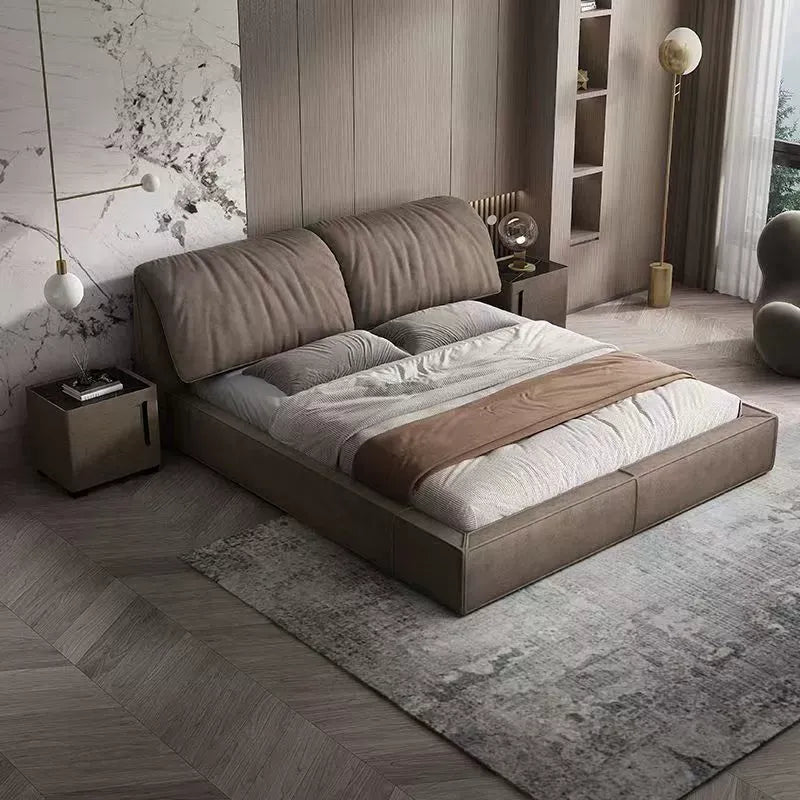 attractive double bed