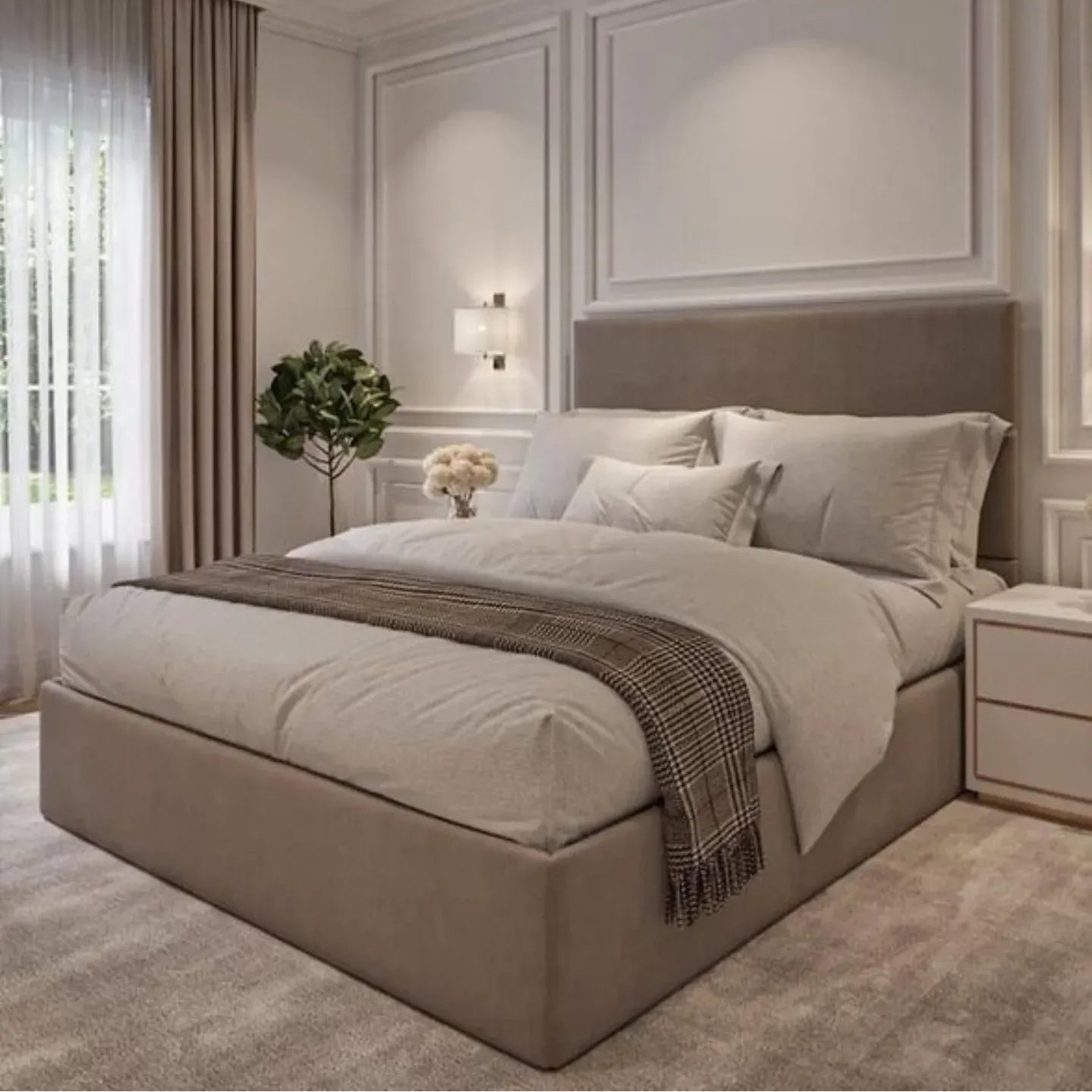 Bed with a distinctive design 