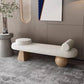 Modern white bench