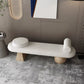 Modern white bench