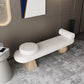 Modern white bench