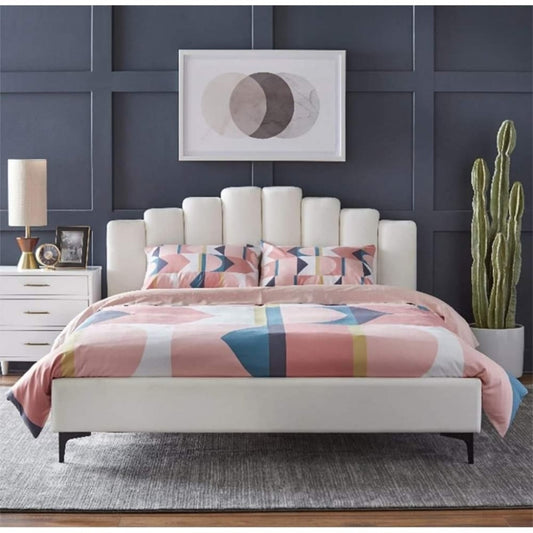 modern queen bed